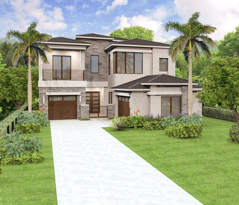 Sanibel Contemporary Plan