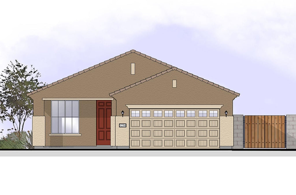 Pima W/8' Double Gate Plan