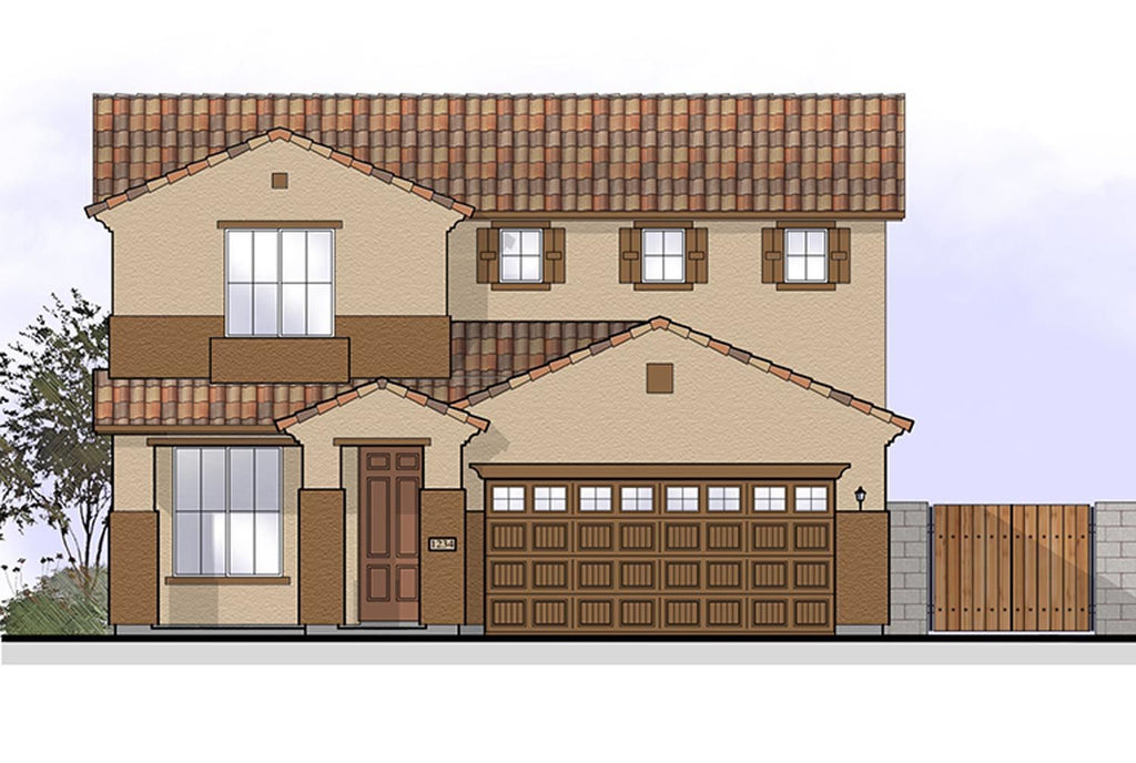 Sycamore W/8' Double Gate Plan