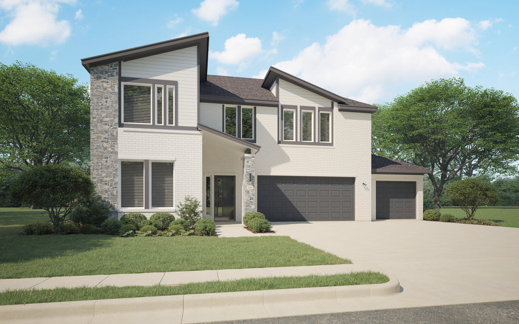 Claret | 3-Car Garage